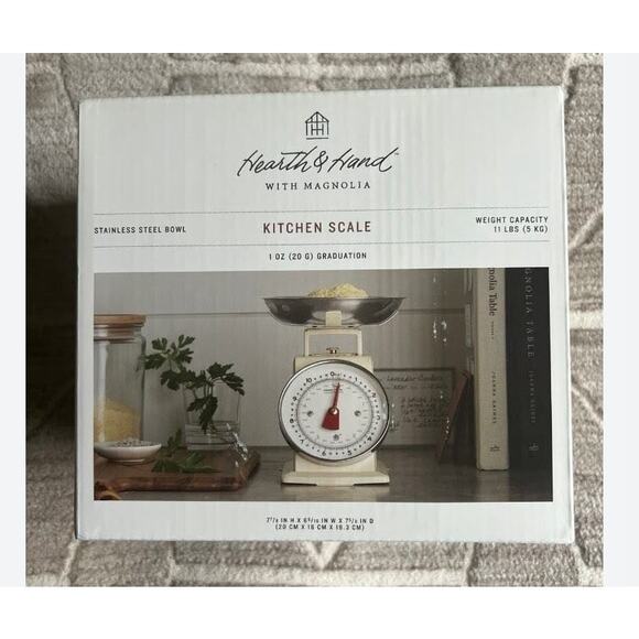 Hearth & Hand With Magnolia Kitchen Scale – Stainless Steel Bowl - Picture 3 of 3